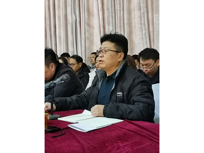 A empresa Tangshan Jinsha celebrou a reunión de inicio de ano